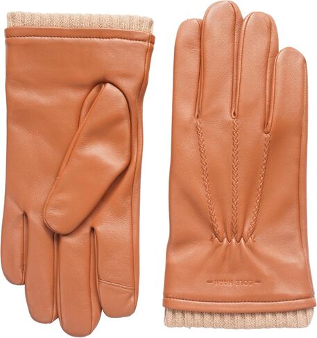 Cole Haan Men Premium Leather Gloves With Touchscreen Thumb and Index Finger in Saudi Arabia