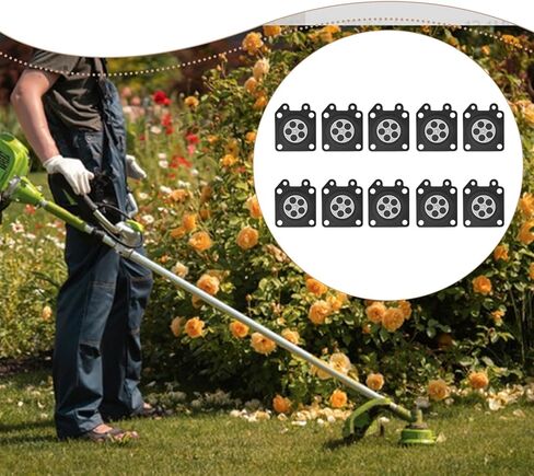 10 قطع أجزاء استبدال الحجاب الحاجز من Carburetor لـ 95-526 95-526-9 95-526-9-8 متوافقة مع معدات الطاقة في الهواء الطلق 52CC 5200 in Kuwait