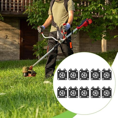 10 قطع أجزاء استبدال الحجاب الحاجز من Carburetor لـ 95-526 95-526-9 95-526-9-8 متوافقة مع معدات الطاقة في الهواء الطلق 52CC 5200 in Kuwait