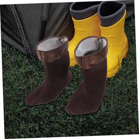 Gatuida Breathable Rain Boot Liners for Men Women Warm Hiking Socks Removable Insulator for Outdoor Activities for Rain Boots Men's Fits in Saudi Arabia