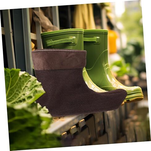 Gatuida Breathable Rain Boot Liners for Men Women Warm Hiking Socks Removable Insulator for Outdoor Activities for Rain Boots Men's Fits in Saudi Arabia