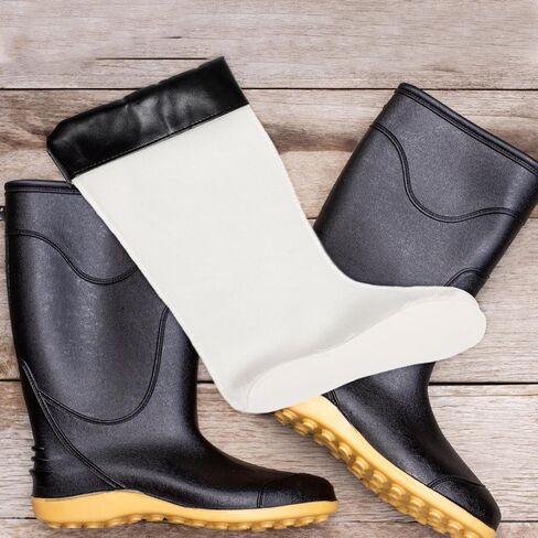 Gatuida Warm Rain Boots Warming High Covers Liners Thermal Boot Sock Hunter Boot Socks Warm Insole Fleece Boot in Saudi Arabia