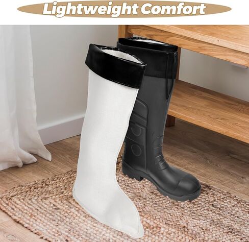 Gatuida Warm Rain Boots Warming High Covers Liners Thermal Boot Sock Hunter Boot Socks Warm Insole Fleece Boot in Saudi Arabia