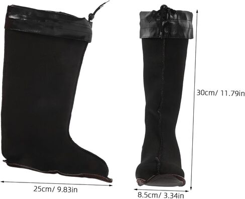 POPETPOP Thermal Rain Boot Liners Insulated Overshoes for Men Warm Winter Boot Inserts for Men in Saudi Arabia