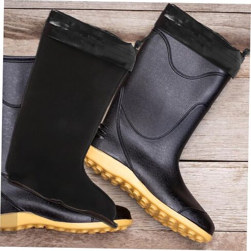 POPETPOP Thermal Rain Boot Liners Insulated Overshoes for Men Warm Winter Boot Inserts for Men in Saudi Arabia