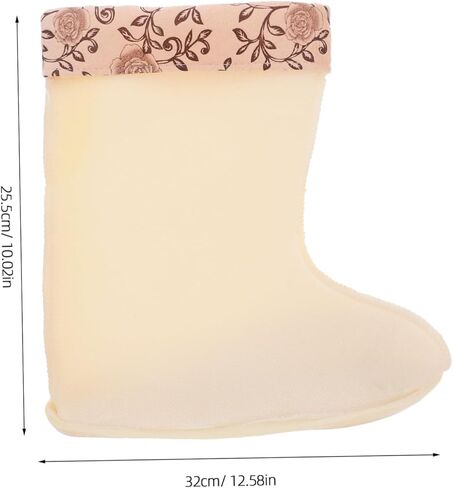 1PAIR مريحة لبطانات التمهيد الشتوية للنساء الجوارب التمهيد المطر المعزول للمغامرات في الهواء الطلق وتصميم الطقس البارد القابل للفصل للصيد والأيام الممطرة in Kuwait