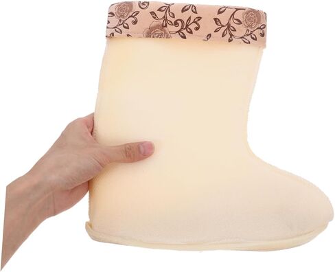 1PAIR مريحة لبطانات التمهيد الشتوية للنساء الجوارب التمهيد المطر المعزول للمغامرات في الهواء الطلق وتصميم الطقس البارد القابل للفصل للصيد والأيام الممطرة in Kuwait