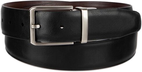 Haggar Men's 2-in-1 Reversible Leather Belt for Dress Pants, Suits, Khakis-Classic, Business Casual, Formal, Work in Saudi Arabia