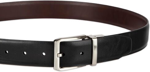 Haggar Men's 2-in-1 Reversible Leather Belt for Dress Pants, Suits, Khakis-Classic, Business Casual, Formal, Work in Saudi Arabia
