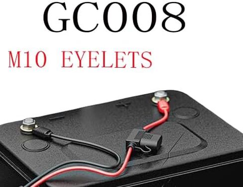 （4 Pack） M10 (3/8in) طرف XL Eyelet ، تسخير الأسلاك متوافق مع NOCO GC008 X-Connect ， ملائمة لكابلات شاحن بطارية NOCO ، كابل شاحن للبطارية الذكية مع أربعة صمامات 20A in Kuwait