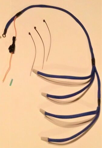 Glow Plug Harness Kit for Chevrolet GMC 6.5L Turbo Diesel Engine Motor (Blue) - Made in USA in Saudi Arabia