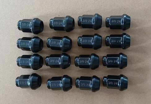 16pcs (3/8-24 Thread) Front Rear Wheel Lug Nuts Replacement for Polaris Sportsman ATV & Ranger RZR 400 500 570 700 800 900 Diesel UTV in Saudi Arabia