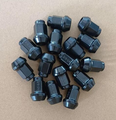 16pcs (3/8-24 Thread) Front Rear Wheel Lug Nuts Replacement for Polaris Sportsman ATV & Ranger RZR 400 500 570 700 800 900 Diesel UTV in Saudi Arabia
