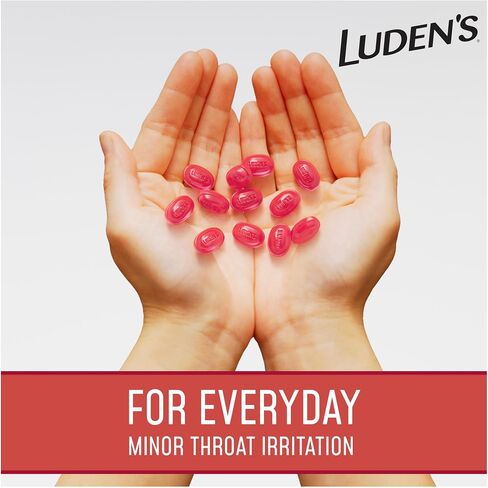 Luden's Sore Throat Drops, for Minor Sore Throat Relief, Watermelon, 90 Count in Saudi Arabia