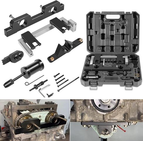 16pcs مجموعة توقيت محاذاة عمود الحدبات تتوافق مع محرك BMW N20 N26 ، مع حامل دولاب الموازنة و 7676 مجموعة من مجموعة أدوات وإصلاح الختم والوقود ، يحل محل 212831 ، 119340 ، 212830 ، 219548 in Saudi Arabia