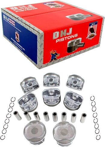 DNJ P978.20 مجموعة مكبس كبيرة الحجم لـ 2007-2015 / لكزس، تويوتا/لاند كروزر، LX570، سيكويا، تندرا / 5.7L / DOHC / V8 / 32V / 345cid / 3URFBE، 3URFE in Saudi Arabia