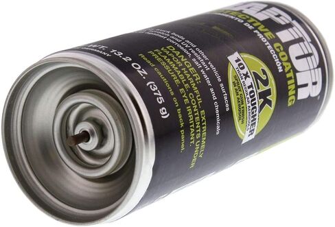 U-POL Raptor Protective Coating Bed Liner 2K Aerosol | Basalt Gray 2-Part Protective Urethane Coating Spray Paint for Spot Repairs and Small Jobs | 2-Pack in Saudi Arabia