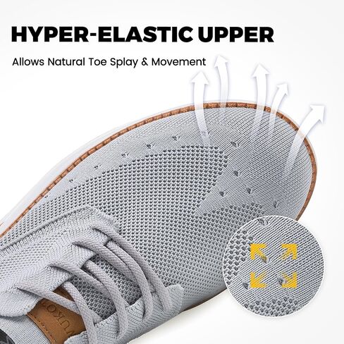 KWUKOTY Men's Diabetic Shoes | Adjustable Sneakers | Lace-Free | Plantar Fasciitis/Edema/Swollen Feet/Bunions | Wide Size 8-14 in Kuwait