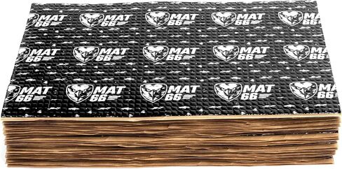 MAT66 ProBlack 80 mil 36 sqft Car Sound Deadening Mat, Butyl Automotive Sound Deadener, Vehicle Audio Sound Insulation and Dampening Material in Saudi Arabia