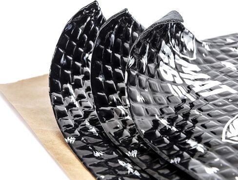 MAT66 ProBlack 80 mil 36 sqft Car Sound Deadening Mat, Butyl Automotive Sound Deadener, Vehicle Audio Sound Insulation and Dampening Material in Saudi Arabia