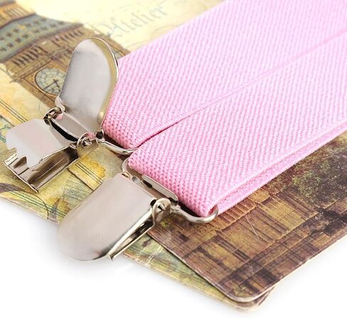 Black Child Kids Girls Boys Suspenders Braces,Adjustable Clip on Y-Back Elastic Suspenders with Metal Clips for Boys Girls Boys' Suspenders in Saudi Arabia