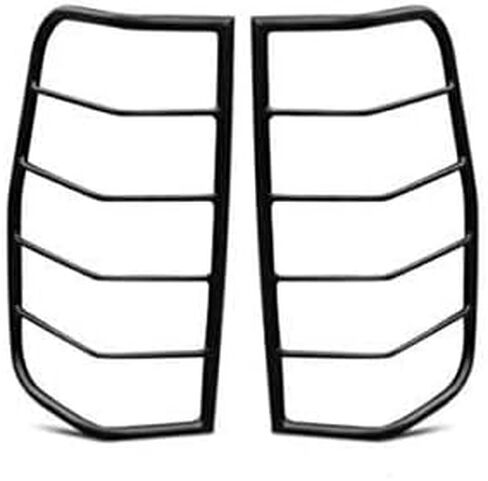 TAC Rear Tail Light Guards Cover Protector Compatible with 2007-2013 Silverado 1500 | 2007-2014 Silverado 2500HD/3500HD TLG BLACK Taillight Accessories – 1 Pair in Saudi Arabia