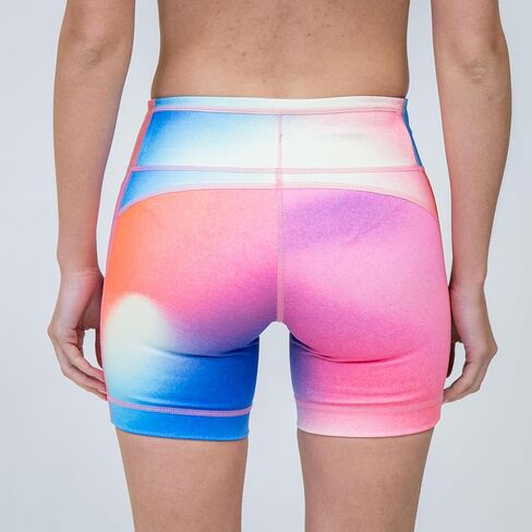 Sprints Womens Flexion 5" Compression Shorts with Pockets, Drawcord & Silicone Lined Hem in Saudi Arabia