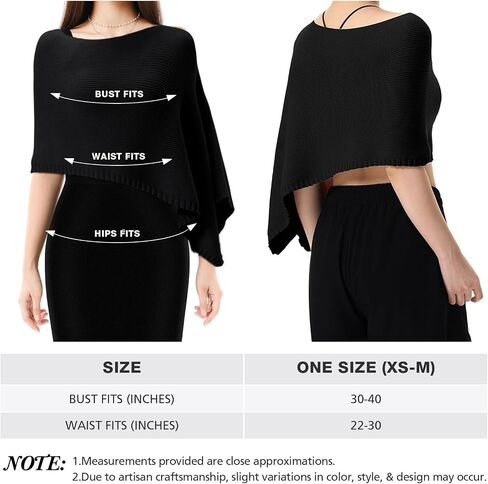 Women Fall Knitted Poncho Shrug Women Autumn Blouse Top Lightweight Sweater Poncho Bolero for Evening Dress Skirt in Saudi Arabia