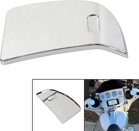Gloss Black ABS plastic Right Inner Speedometer Fairing Media Door For Harley Electra Glide Street Glide Ultra Limited Tri Glide 2014-2023 in Saudi Arabia