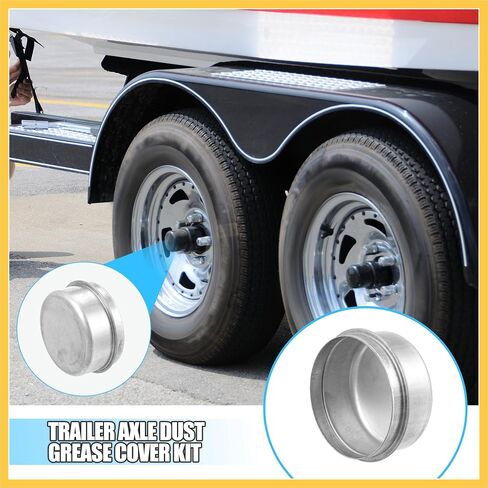 4pcs 2.44" Trailer Axle Dust Cap Cup Grease Cover for Dexter EZ Lube Trailer Camper 5200 to 6000 Lb Axle Wheel Hub Bearing Auto Replacement Parts in Saudi Arabia