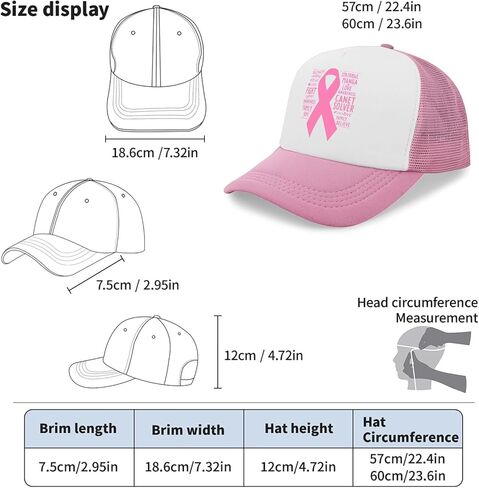 Love Strength Faiths Hope Trucker Hat Cool Cap for Mom in Saudi Arabia