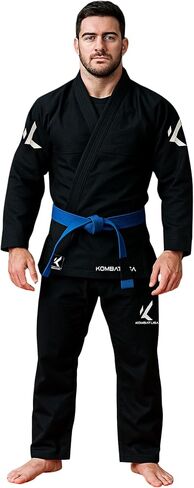 Kombat USA للبالغين Light Edition BJJ GI Men ، Jiu Jitsu Premium 100 ٪ Cotton Ibjjf Added | Kimono BJJ GI | مجموعة GI كاملة in Kuwait