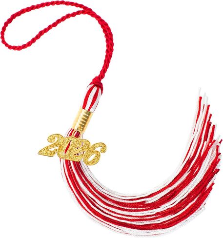 2026 Tassel Tassel ، 2026 Tassel Graduation ، 2026 Tassels for Graduations Cap مع سحر ذهبي لعام 2026 لغطاء الدراسات العليا ، شرابات التخرج الأبيض الأزرق لفئة 2026 مراسم الخريج in Kuwait