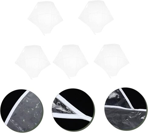 Partykindom Rain Bonnet Hat Clear Clear Rainprofling Caps للنساء أغطية رأس واقية خفيفة الوزن للأنشطة في الهواء الطلق in Kuwait
