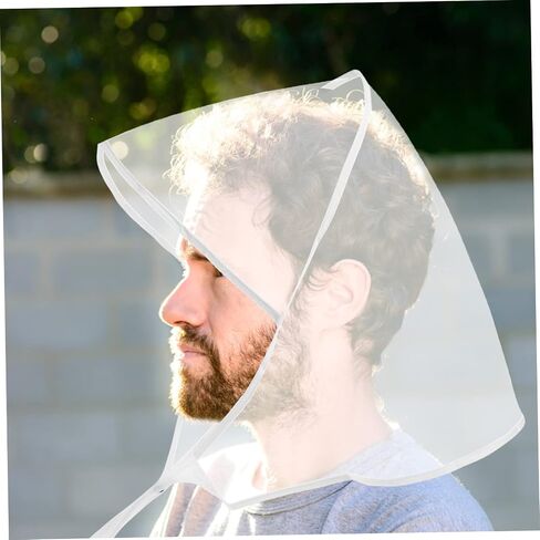 PartyKindom Rain Bonnet Hat Clear Rainproof Caps for Women Lightweight Protective Headwear for Outdoor Activities in Saudi Arabia