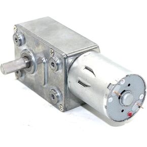 4632-370 Worm Gear Reduction Motor with Self-Locking Solid Shaft Motor 18 RPM 12v in Kuwait