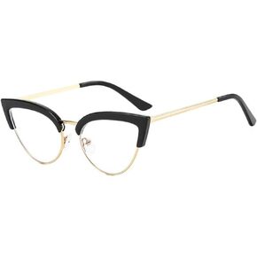 Cat Eye Glasses Frames Oversized Men Women Eyeglasses Spectacle Frame in Saudi Arabia