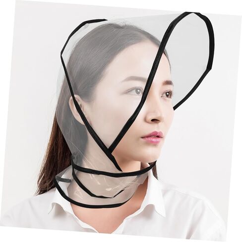 2pcs تقطيع المطر مع قبعات المطر البلاستيكية الواضحة للنساء خفيفة الوزن حماية الشعر حماية قابلة لإعادة الاستخدام للسفر الاستخدام اليومي in Kuwait