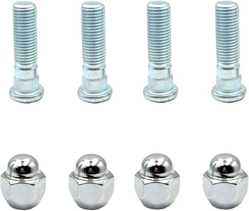 8 PCS M12x1.50 عجلات العروة المكسرات والبراغي مجموعة متوافقة مع Kia Sedona Forte Optima Sportage Soul Hyundai Sonata Elantra Tucson Santa Fe Genesis XG350 استبدال#52950-14140 52950-M1000 610568 in Kuwait
