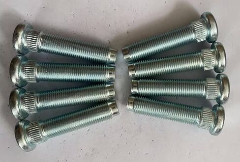 8pcs 9/16-18 مسامير مسمار العجلة ذات العجلة المسننة 610-471 استبدال 2003-2008 دودج رام 2500 3500 ، 07-08 RAM 1500 ، 2005 RAM 4000 Front Drum in Saudi Arabia