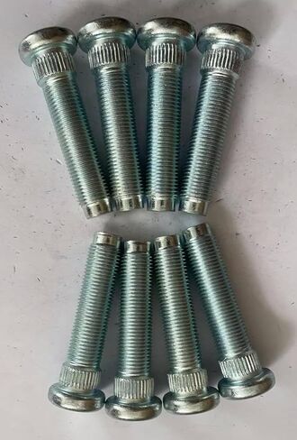 8pcs 9/16-18 مسامير مسمار العجلة ذات العجلة المسننة 610-471 استبدال 2003-2008 دودج رام 2500 3500 ، 07-08 RAM 1500 ، 2005 RAM 4000 Front Drum in Saudi Arabia