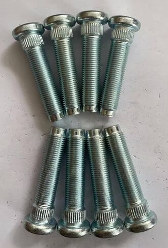8pcs 9/16-18 مسامير مسمار العجلة ذات العجلة المسننة 610-471 استبدال 2003-2008 دودج رام 2500 3500 ، 07-08 RAM 1500 ، 2005 RAM 4000 Front Drum in Saudi Arabia