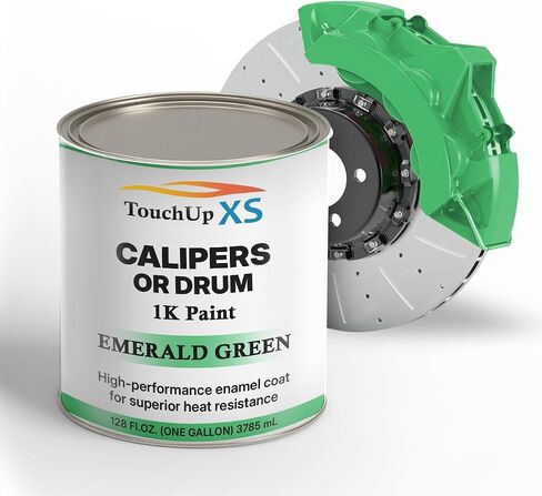 TouchupXS-High Temp Brake Calipers/Drums Enamel Coat 1K Emerald Green-Gallon in Saudi Arabia