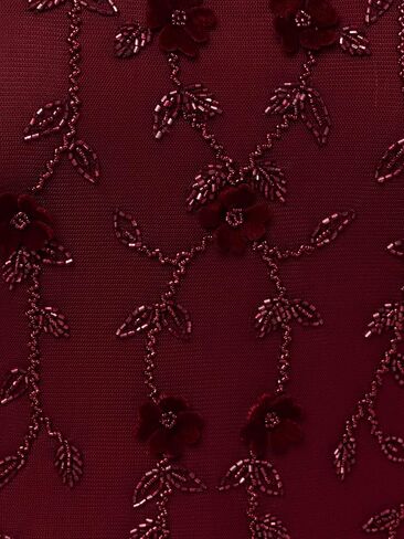 Adrianna Papell Women's Bead Velvet Sheath Dress in Saudi Arabia