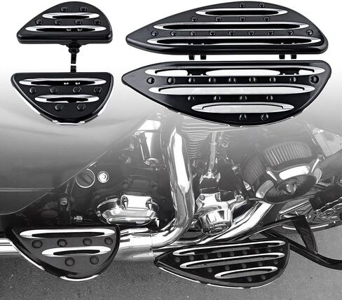Astra Depot مجموعة كاملة سائق الركاب طقم أرضية ممتدة متوافقة مع 1986-2015 Harley Touring Road King Electra Street Glide in Saudi Arabia