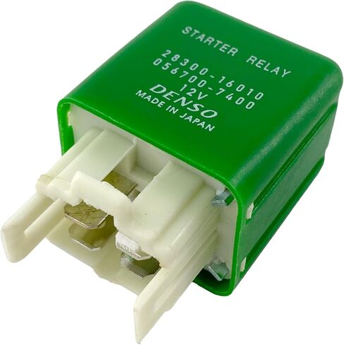 Starter Relay 28300-16010 056700-7400 (2-Pack) 30A 12VDC SPST 4-Pin Compatible for Toyota and Camry Select Models - P0615 Error Fix in Saudi Arabia