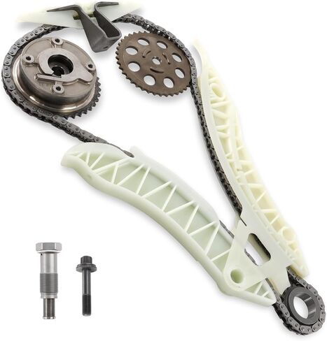 مجموعة سلسلة توقيت المحرك N14B16 مع ضرس GEAR VVT ، متوافق مع 2007-2012 MINI COOPER S R56 R57 R58 R59 ، 1.6L Turbo N14 Engine ، استبدل# 90773S 11317516088888888 in Kuwait