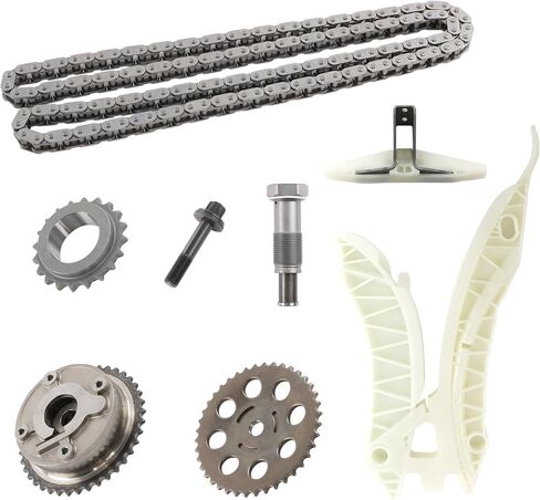 مجموعة سلسلة توقيت المحرك N14B16 مع ضرس GEAR VVT ، متوافق مع 2007-2012 MINI COOPER S R56 R57 R58 R59 ، 1.6L Turbo N14 Engine ، استبدل# 90773S 11317516088888888 in Kuwait