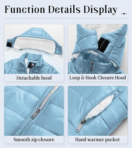 Pursky Girl's Lightweight Winter Coat Sherpa Lined Long Puffer Jacket Waterproof Warm Quilted Parka with Hood in Kuwait