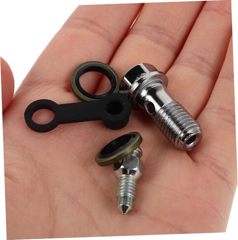 Zerodeko دراجة نارية Zerodeko Master Cylinder Drain Drain Screper Player Sleder Sceds Banjo Bolt Cap Cap Player in Kuwait